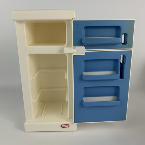 Vintage Little Tikes Refrigerator Sink Stove Stools My Size Barbie Dollhouse Set - Picture 3 of 16